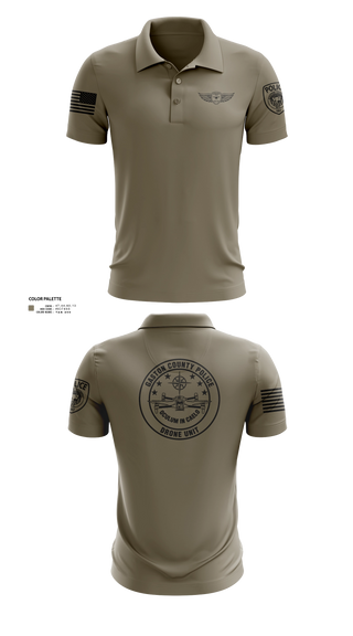 Short Sleeve Performance Polo, Drone Unit, Police, Teamtime, Team time, sublimation, custom sports apparel, team uniforms, spirit wear, spiritwear, sports uniforms, custom shirts, team store, custom team store, fundraiser sports, apparel fundraiser