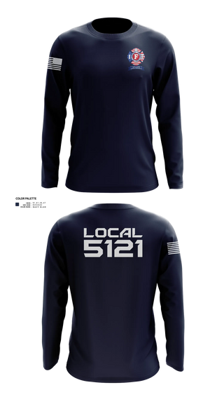 Long Sleeve Performance Shirt, Kent-Sussex Professional Firefighters Local 5121Kent-Sussex Professional Firefighters Local 5121, Fire Department, Teamtime, Team time, sublimation, custom sports apparel, team uniforms, spirit wear, spiritwear, sports uniforms, custom shirts, team store, custom team store, fundraiser sports, apparel fundraiser