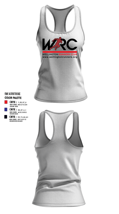 Wellington Runners Club 55706175 Women's Track Singlet - 23