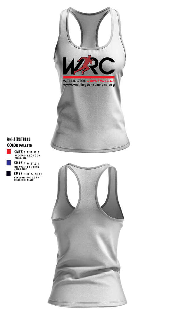 Womens Track Singlet, Wellington Runners Club, Spirit Store, Teamtime, Team time, sublimation, custom sports apparel, team uniforms, spirit wear, spiritwear, sports uniforms, custom shirts, team store, custom team store, fundraiser sports, apparel fundraiser