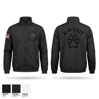 Windbreaker, Fountain Valley Police Department K9 Unit, Police, Teamtime, Team time, sublimation, custom sports apparel, team uniforms, spirit wear, spiritwear, sports uniforms, custom shirts, team store, custom team store, fundraiser sports, apparel fundraiser