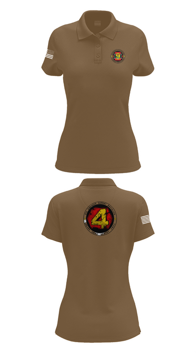 9th Engineer Support Battalion 95542880 Women's Short Sleeve Performance Polo  - 15