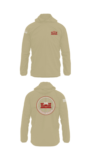 Windbreaker, 36 Engineer Brigade, Army, Teamtime, Team time, sublimation, custom sports apparel, team uniforms, spirit wear, spiritwear, sports uniforms, custom shirts, team store, custom team store, fundraiser sports, apparel fundraiser