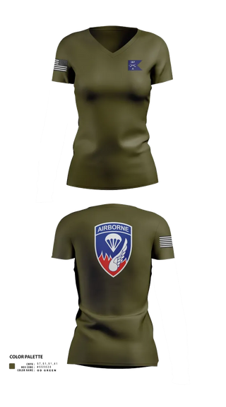 Womens Short Sleeve Vneck Shirt, 187 infantry, , Teamtime, Team time, sublimation, custom sports apparel, team uniforms, spirit wear, spiritwear, sports uniforms, custom shirts, team store, custom team store, fundraiser sports, apparel fundraiser