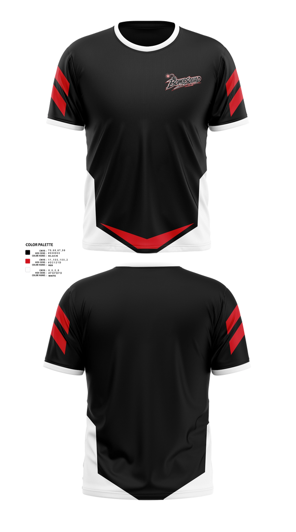 Bombsquad 11u Short Sleeve Performance Shirt - 21