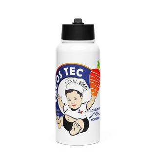 Tacos tec 45823988 Stainless Steel Water Bottle with a Straw Lid