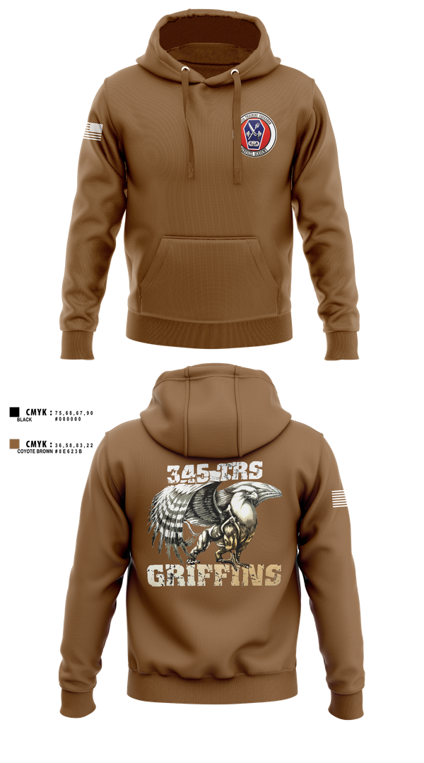 Hoodie, 345th TRS, , Teamtime, Team time, sublimation, custom sports apparel, team uniforms, spirit wear, spiritwear, sports uniforms, custom shirts, team store, custom team store, fundraiser sports, apparel fundraiser