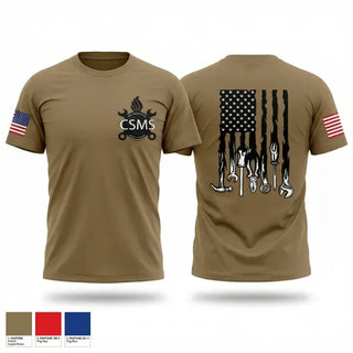 Old School Cotton Feel Shirt, CSMS, National Guard, Teamtime, Team time, sublimation, custom sports apparel, team uniforms, spirit wear, spiritwear, sports uniforms, custom shirts, team store, custom team store, fundraiser sports, apparel fundraiser