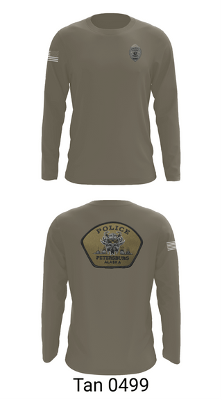 Long Sleeve Performance Shirt, Petersburg Police Department, Police, Teamtime, Team time, sublimation, custom sports apparel, team uniforms, spirit wear, spiritwear, sports uniforms, custom shirts, team store, custom team store, fundraiser sports, apparel fundraiser