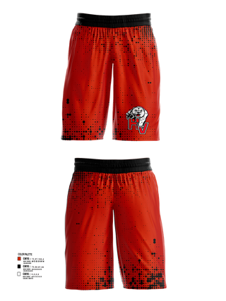 Womens Basketball Shorts, Hatch Valley High School Basketball, Women's Basketball, Teamtime, Team time, sublimation, custom sports apparel, team uniforms, spirit wear, spiritwear, sports uniforms, custom shirts, team store, custom team store, fundraiser sports, apparel fundraiser