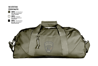 Duffle Bag, Bucks County Park Police, Police, Teamtime, Team time, sublimation, custom sports apparel, team uniforms, spirit wear, spiritwear, sports uniforms, custom shirts, team store, custom team store, fundraiser sports, apparel fundraiser