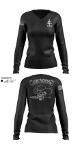 2/C Sicarios 28713447 Women's Long Sleeve V-neck Shirt - 103