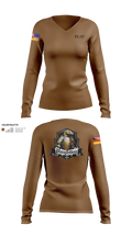 PLXP PLT Pangolins 58795732 Women's Long Sleeve V-neck Shirt - 31