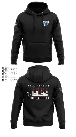 Hoodie, JFRD Critical Care Team, Fire Department, Teamtime, Team time, sublimation, custom sports apparel, team uniforms, spirit wear, spiritwear, sports uniforms, custom shirts, team store, custom team store, fundraiser sports, apparel fundraiser
