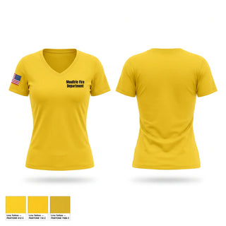 Womens Short Sleeve Vneck Shirt, Moultrie Fire Department, Fire Department, Teamtime, Team time, sublimation, custom sports apparel, team uniforms, spirit wear, spiritwear, sports uniforms, custom shirts, team store, custom team store, fundraiser sports, apparel fundraiser