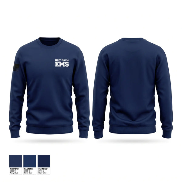 Crew Neck Sweatshirt, Holy Name EMS, EMS/EMT, Teamtime, Team time, sublimation, custom sports apparel, team uniforms, spirit wear, spiritwear, sports uniforms, custom shirts, team store, custom team store, fundraiser sports, apparel fundraiser