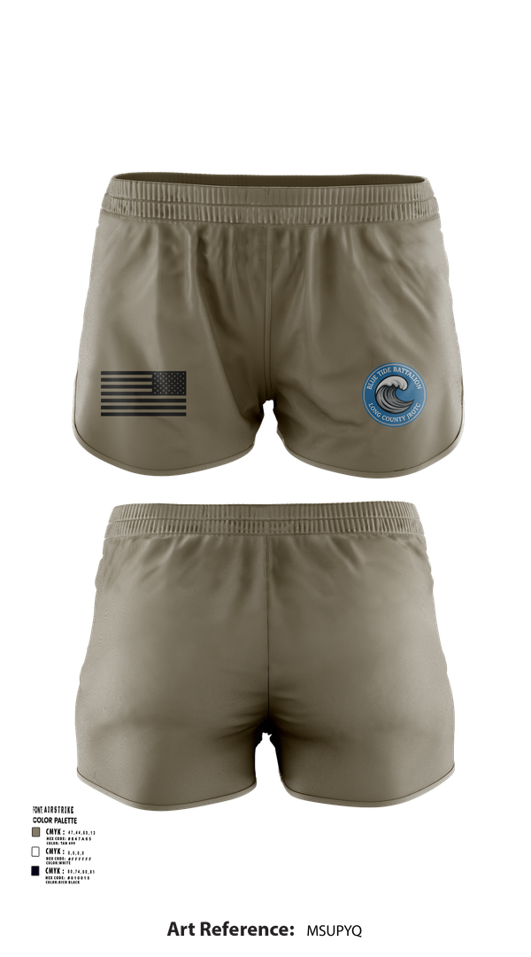 Ranger Panties, Blue Tide Battalion, , Teamtime, Team time, sublimation, custom sports apparel, team uniforms, spirit wear, spiritwear, sports uniforms, custom shirts, team store, custom team store, fundraiser sports, apparel fundraiser