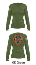 Marine Corps Security Forces Battalion 39264653 Women's Long Sleeve V-neck Shirt - 54