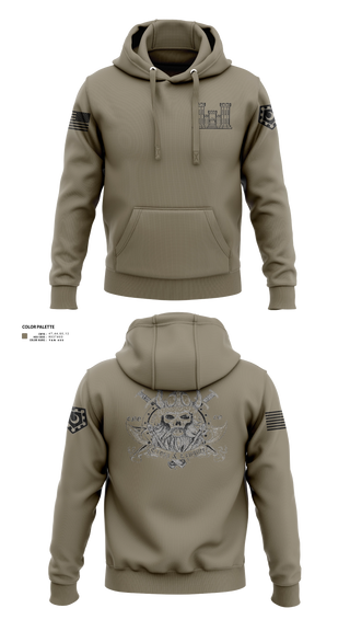 Hoodie, 125 ENGINEER COMPANY, National Guard, Teamtime, Team time, sublimation, custom sports apparel, team uniforms, spirit wear, spiritwear, sports uniforms, custom shirts, team store, custom team store, fundraiser sports, apparel fundraiser