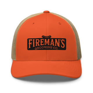 The Fireman,s Grooming Co. 4698736 Retro Trucker Hat | Yupoong 6606