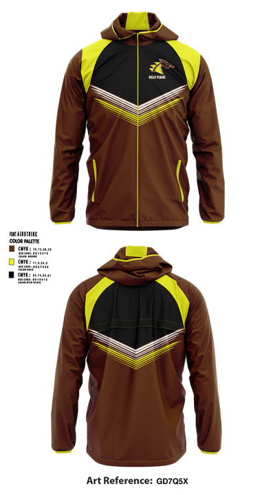 Belle Plaine High School 53594491 Windbreaker - 1