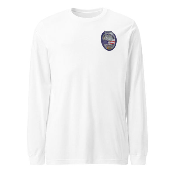 School Officer 55113058 Unisex Long Sleeve Tee | Bella + Canvas 3501