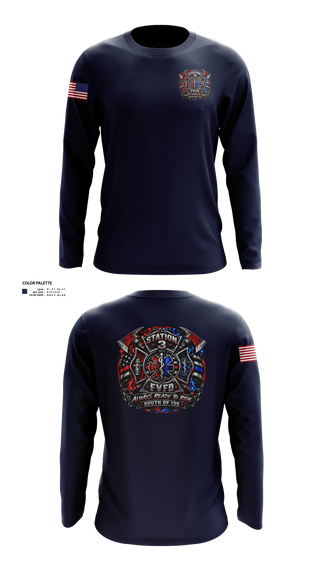 Long Sleeve Performance Shirt, Fruitdale Fire Department, Fire Department, Teamtime, Team time, sublimation, custom sports apparel, team uniforms, spirit wear, spiritwear, sports uniforms, custom shirts, team store, custom team store, fundraiser sports, apparel fundraiser