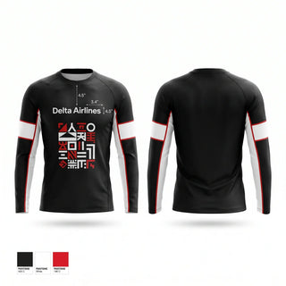 Long Sleeve Performance Shirt, Delta Airlines, , Teamtime, Team time, sublimation, custom sports apparel, team uniforms, spirit wear, spiritwear, sports uniforms, custom shirts, team store, custom team store, fundraiser sports, apparel fundraiser
