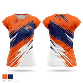 Short Sleeve Womens Volleyball Jersey, Volley Rockets, Women's Volleyball, Teamtime, Team time, sublimation, custom sports apparel, team uniforms, spirit wear, spiritwear, sports uniforms, custom shirts, team store, custom team store, fundraiser sports, apparel fundraiser