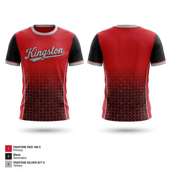 Soft Poly Tee Cotton Like Feel, Kingston, Cross Country, Teamtime, Team time, sublimation, custom sports apparel, team uniforms, spirit wear, spiritwear, sports uniforms, custom shirts, team store, custom team store, fundraiser sports, apparel fundraiser