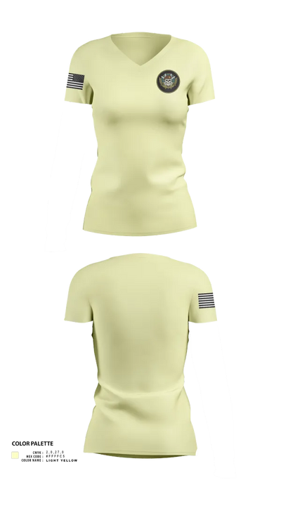 JCU 40817356 Women's Short Sleeve V-neck Shirt - 22