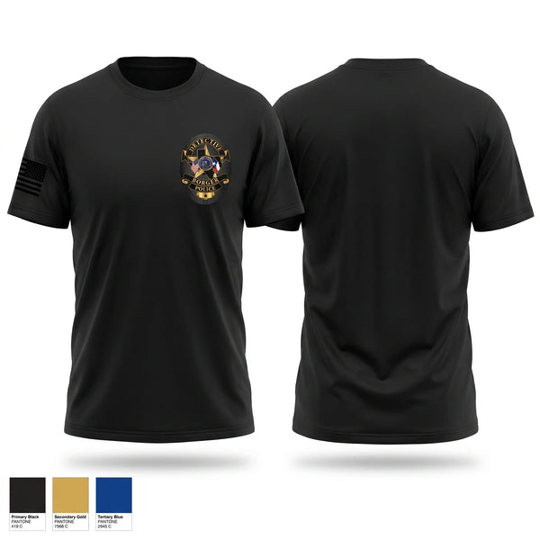 Borger Police Department Old School Cotton Feel Shirt - 1