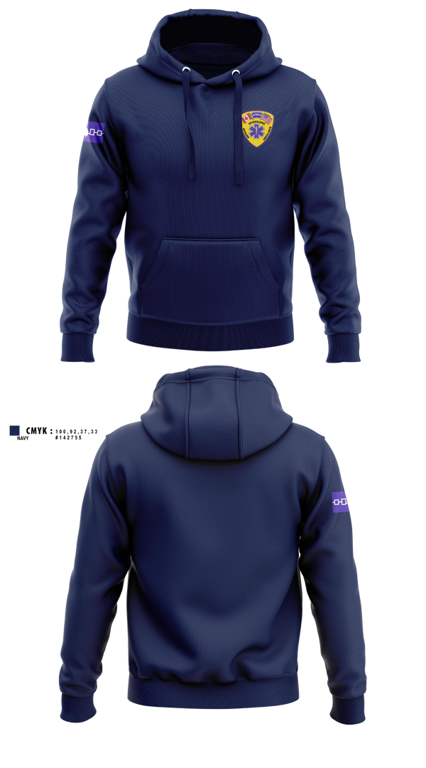 Hoodie, Akwesasne Mohawk Ambulance, EMS/EMT, Teamtime, Team time, sublimation, custom sports apparel, team uniforms, spirit wear, spiritwear, sports uniforms, custom shirts, team store, custom team store, fundraiser sports, apparel fundraiser