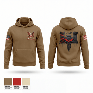 Hoodie, 252 ENG CO, National Guard, Teamtime, Team time, sublimation, custom sports apparel, team uniforms, spirit wear, spiritwear, sports uniforms, custom shirts, team store, custom team store, fundraiser sports, apparel fundraiser