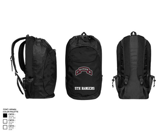 Gear Bag, 5th Rangers, , Teamtime, Team time, sublimation, custom sports apparel, team uniforms, spirit wear, spiritwear, sports uniforms, custom shirts, team store, custom team store, fundraiser sports, apparel fundraiser