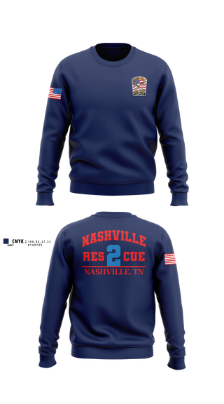 Crew Neck Sweatshirt, Rescue 2, Fire Department, Teamtime, Team time, sublimation, custom sports apparel, team uniforms, spirit wear, spiritwear, sports uniforms, custom shirts, team store, custom team store, fundraiser sports, apparel fundraiser