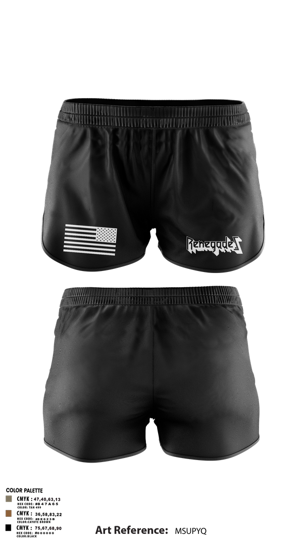 Ranger Panties, B Co. 2-147, , Teamtime, Team time, sublimation, custom sports apparel, team uniforms, spirit wear, spiritwear, sports uniforms, custom shirts, team store, custom team store, fundraiser sports, apparel fundraiser