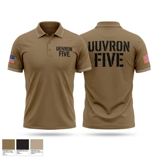 Short Sleeve Performance Polo, UUVRON FIVE, Navy, Teamtime, Team time, sublimation, custom sports apparel, team uniforms, spirit wear, spiritwear, sports uniforms, custom shirts, team store, custom team store, fundraiser sports, apparel fundraiser