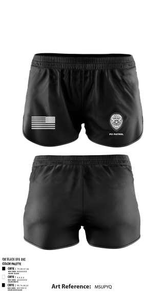 Ranger Panties, P2 Patrol, Police, Teamtime, Team time, sublimation, custom sports apparel, team uniforms, spirit wear, spiritwear, sports uniforms, custom shirts, team store, custom team store, fundraiser sports, apparel fundraiser