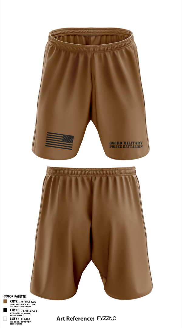 Athletic Shorts With Pockets, 863rd Military Police Battalion, , Teamtime, Team time, sublimation, custom sports apparel, team uniforms, spirit wear, spiritwear, sports uniforms, custom shirts, team store, custom team store, fundraiser sports, apparel fundraiser