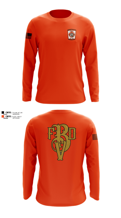 Baptist Valley Volunteer Fire Department  Long Sleeve Performance Shirt 2