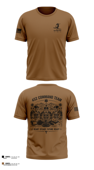 Short Sleeve Performance Shirt, 452 MED DET, Army, Teamtime, Team time, sublimation, custom sports apparel, team uniforms, spirit wear, spiritwear, sports uniforms, custom shirts, team store, custom team store, fundraiser sports, apparel fundraiser