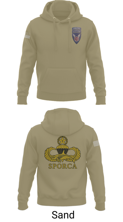 Hoodie, HHC, 725th BSB, 2/11 ABN, , Teamtime, Team time, sublimation, custom sports apparel, team uniforms, spirit wear, spiritwear, sports uniforms, custom shirts, team store, custom team store, fundraiser sports, apparel fundraiser