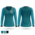 Mendota Aztecs 94033090 Women's Long Sleeve V-neck Shirt - 1