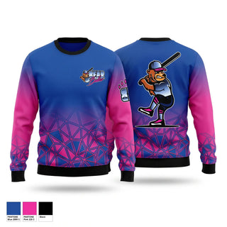 Crew Neck Sweatshirt, Bear Ballerz, Softball, Teamtime, Team time, sublimation, custom sports apparel, team uniforms, spirit wear, spiritwear, sports uniforms, custom shirts, team store, custom team store, fundraiser sports, apparel fundraiser