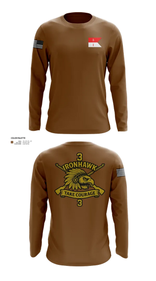 Long Sleeve Performance Shirt, Comanche Squad, Army, Teamtime, Team time, sublimation, custom sports apparel, team uniforms, spirit wear, spiritwear, sports uniforms, custom shirts, team store, custom team store, fundraiser sports, apparel fundraiser