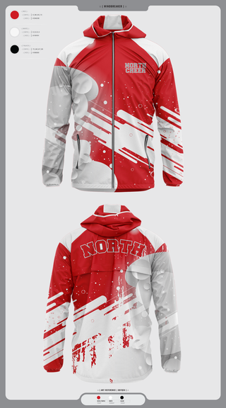 Windbreaker, North Attleborough High School Cheer, Cheer, Teamtime, Team time, sublimation, custom sports apparel, team uniforms, spirit wear, spiritwear, sports uniforms, custom shirts, team store, custom team store, fundraiser sports, apparel fundraiser