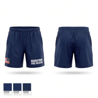 Athletic Shorts With Pockets, Marathon Fire Rescue, Fire Department, Teamtime, Team time, sublimation, custom sports apparel, team uniforms, spirit wear, spiritwear, sports uniforms, custom shirts, team store, custom team store, fundraiser sports, apparel fundraiser