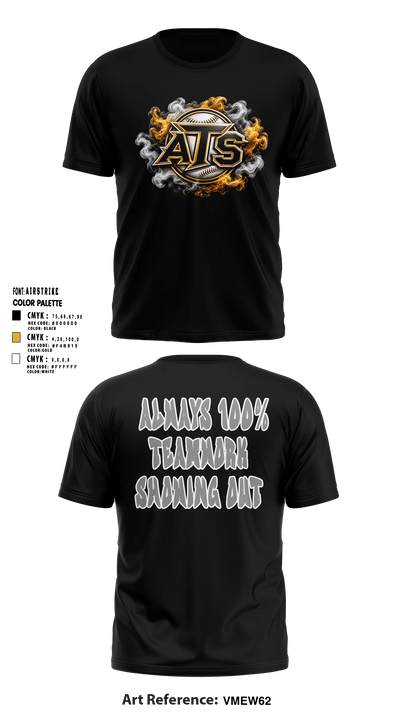 ALL THE SMOKE Short Sleeve Performance Shirt - 12