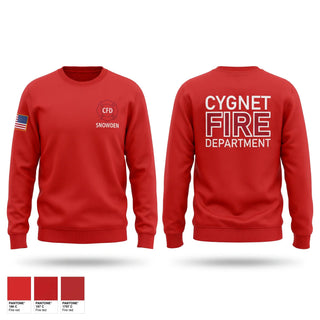 Crew Neck Sweatshirt, Cygnet, Fire Department, Teamtime, Team time, sublimation, custom sports apparel, team uniforms, spirit wear, spiritwear, sports uniforms, custom shirts, team store, custom team store, fundraiser sports, apparel fundraiser